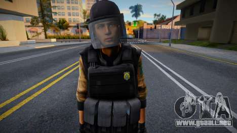 Oficial de la Policía Federal de Tránsito de Bra para GTA San Andreas