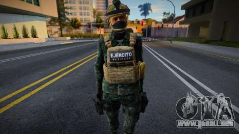 Soldado del Cuerpo de Fuerzas Especiales de Méxi para GTA San Andreas