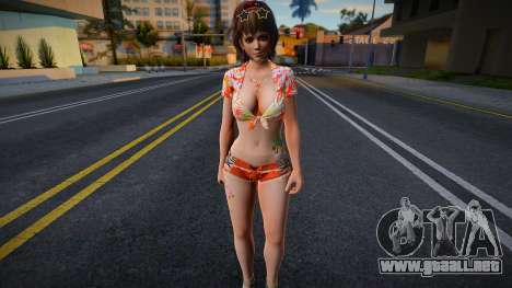 DOAXVV Hitomi - Loco Moco Vacation para GTA San Andreas