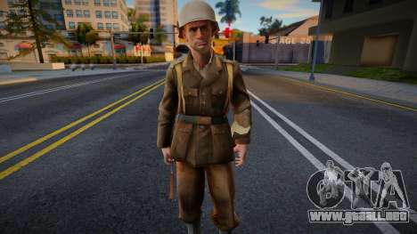 Soldado alemán (África) de Call of Duty 2 para GTA San Andreas
