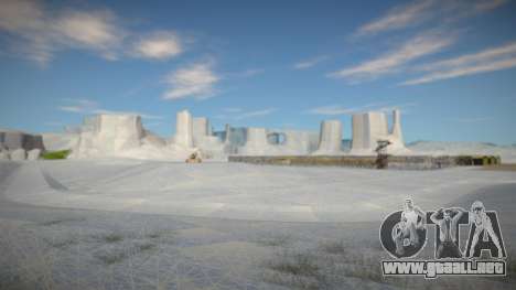 Nieve en el desierto para GTA San Andreas