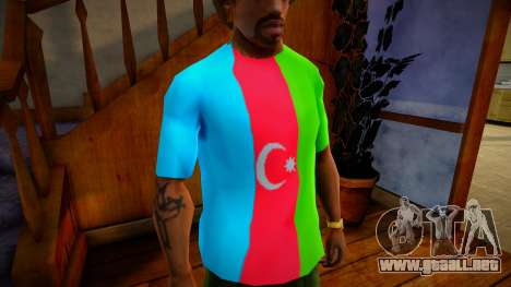 Azerbaijan T-Shirt para GTA San Andreas