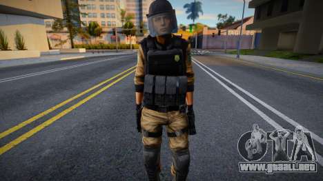 Oficial de la Policía Federal de Tránsito de Bra para GTA San Andreas