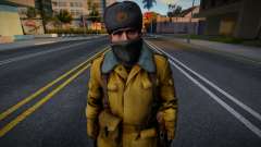 Soldado soviético con uniforme de invierno para GTA San Andreas