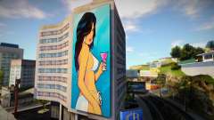 Vice City Definitive Edition Girl Billboard para GTA San Andreas