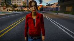 Zoe (Rojo) de Left 4 Dead para GTA San Andreas