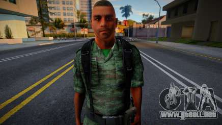 Soldado de las Fuerzas Blindadas de México para GTA San Andreas