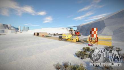 Nieve en el desierto para GTA San Andreas