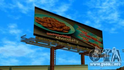 Billboard Chocolate Chip para GTA Vice City