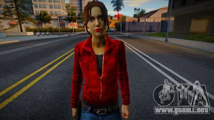 Zoe (Rojo) de Left 4 Dead para GTA San Andreas