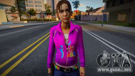 Zoe (Púrpura) de Left 4 Dead para GTA San Andreas