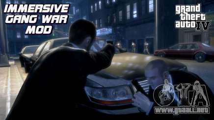 GTA 4 IMMERSIVE GANG WAR MOD para GTA 4