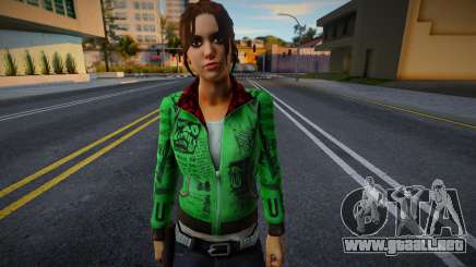 Zoe (Verde) de Left 4 Dead para GTA San Andreas