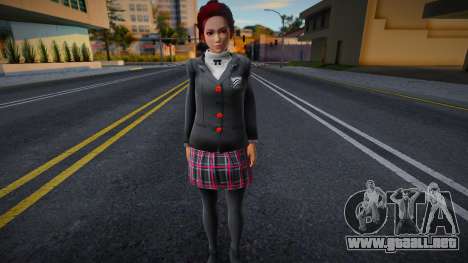Kasumi WInter School Uniform para GTA San Andreas