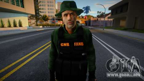 Soldado boliviano de DESUR v1 para GTA San Andreas