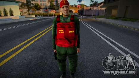 Soldado brasileño de guardia del Pueblo V2 para GTA San Andreas