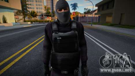 Soldado colombiano Touca Ninja para GTA San Andreas