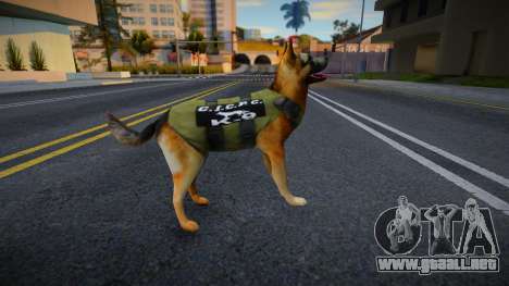 Perro de K9 Cicpc para GTA San Andreas