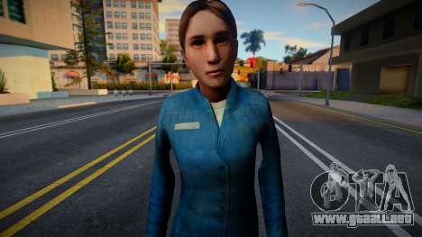 FeMale Citizen from Half-Life 2 v2 para GTA San Andreas