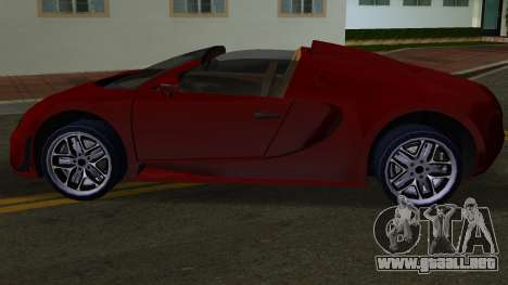 Bugatti Veyron Grand Sport Vitesse 1 para GTA Vice City