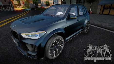 BMW X5M en kit de carrocería para GTA San Andreas