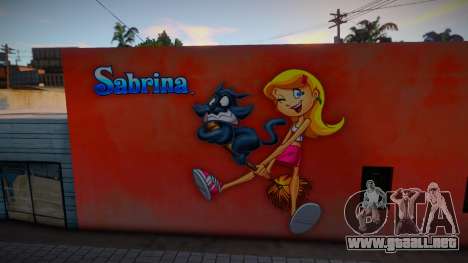 Sabrina and Salem Wall v1 para GTA San Andreas