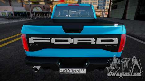 Ford F-150 Raptor (Vorex) para GTA San Andreas
