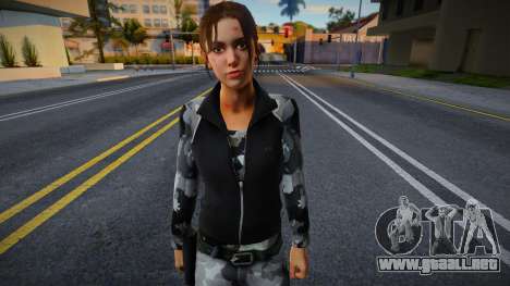 Zoe (Camo Army) de Left 4 Dead para GTA San Andreas