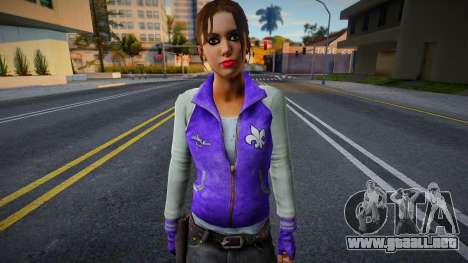 Zoe (Abrigo de los Santos de la Calle) de Left 4 para GTA San Andreas
