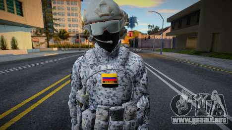 Soldado colombiano de ACOEA para GTA San Andreas