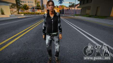 Zoe (Camo Army) de Left 4 Dead para GTA San Andreas