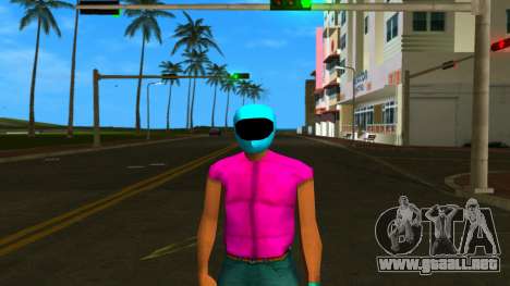 Tommy con ropa completa de motero para GTA Vice City