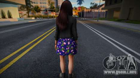 DOA Naotora Li - Jacket Dress Flower v2 para GTA San Andreas