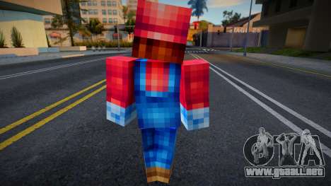 Steve Body Mario para GTA San Andreas