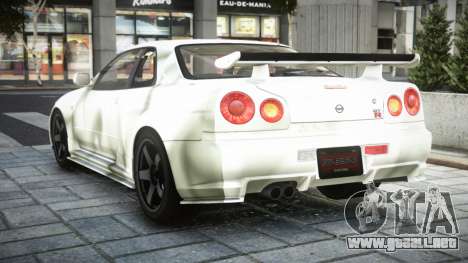 Nissan Skyline R34 GTR Nismo S2 para GTA 4