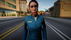 FeMale Citizen from Half-Life 2 v1 para GTA San Andreas