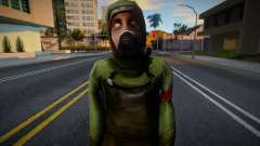 Gas Mask Citizens from Half-Life 2 Beta v8 para GTA San Andreas