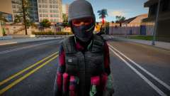 Urban (Camo Rojo) de Counter-Strike Source para GTA San Andreas