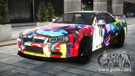 Nissan Skyline GT-R BNR34 S7 para GTA 4