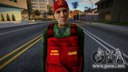 Soldado brasileño de guardia del Pueblo V2 para GTA San Andreas