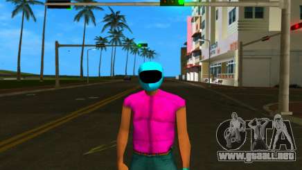 Tommy con ropa completa de motero para GTA Vice City