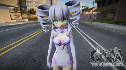 Lilac Black Sister (Custom Neptunia Skin) para GTA San Andreas