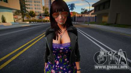 DOA Naotora Li - Jacket Dress Flower v2 para GTA San Andreas