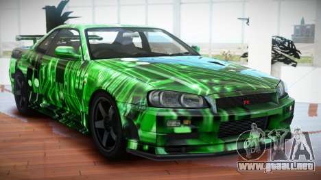 Nissan Skyline R34 GT-R V-Spec S4 para GTA 4