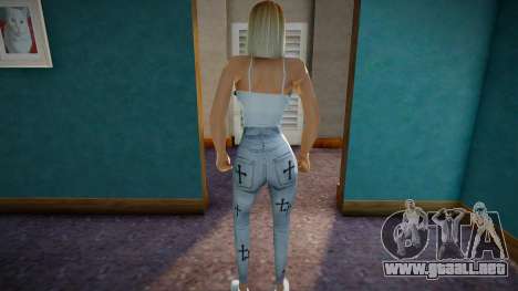 Chica con ropa casual para GTA San Andreas