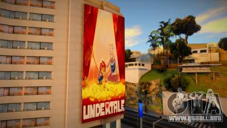 Undertale Billboard v2 para GTA San Andreas