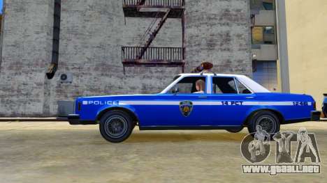 Ford Granada 1979 New York Police Dept para GTA 4