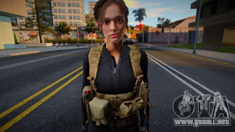 Jill Valentine Warzone para GTA San Andreas