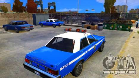 Ford Granada 1979 New York Police Dept para GTA 4