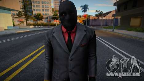 Black Mask Thugs from Arkham Origins Mobile v1 para GTA San Andreas